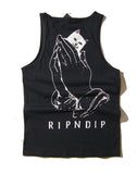 Hidden Pocket Cat Tank Tops (Black)