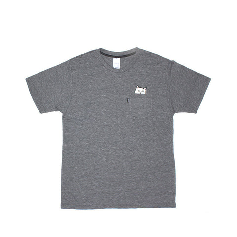 Hidden Pocket Cat T-Shirts (Grey)