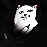 Hidden Pocket Cat T-Shirts (Black)